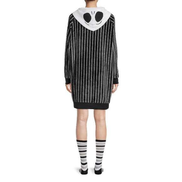 NEW Disney’s Nightmare Before Christmas Jack Skeleton Hoodie & Matching Socks - Picture 2 of 3